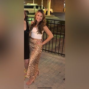 Free people midi skirt size 0